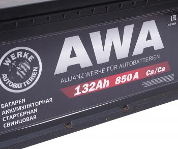 16 249 р. Аккумулятор AWA 132Ач AWA 6ст132(4)  с доставкой в г. Воронеж. Увеличить фотографию 3