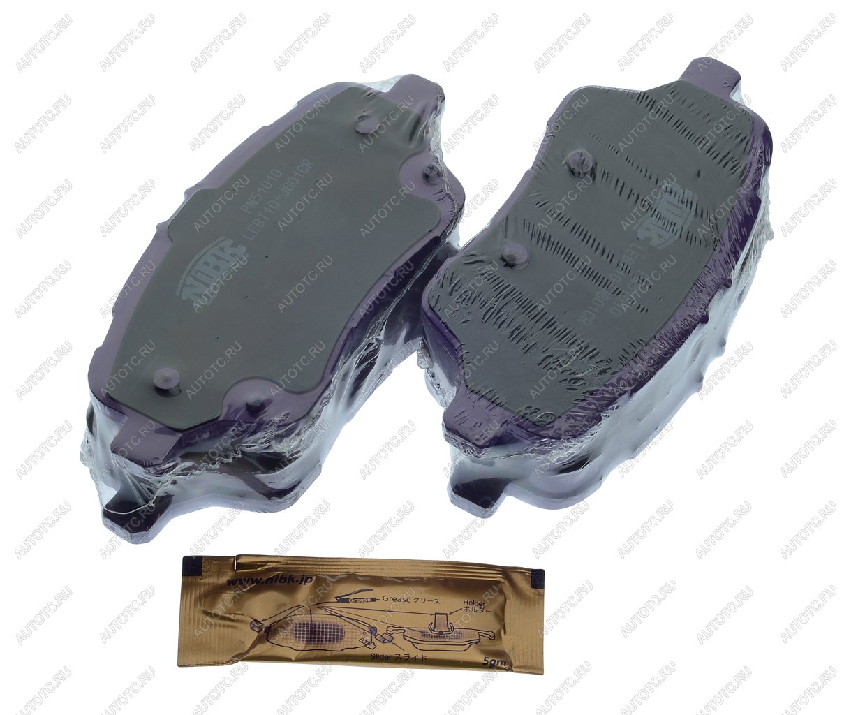2 489 р. Колодки тормозные передние (4шт.) NIBK Ford Fiesta 6 хэтчбэк 3 дв. рестайлинг (2012-2019)  с доставкой в г. Воронеж