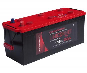Аккумулятор UNICORN Red 140Ач UNICORN 6ст140(4)