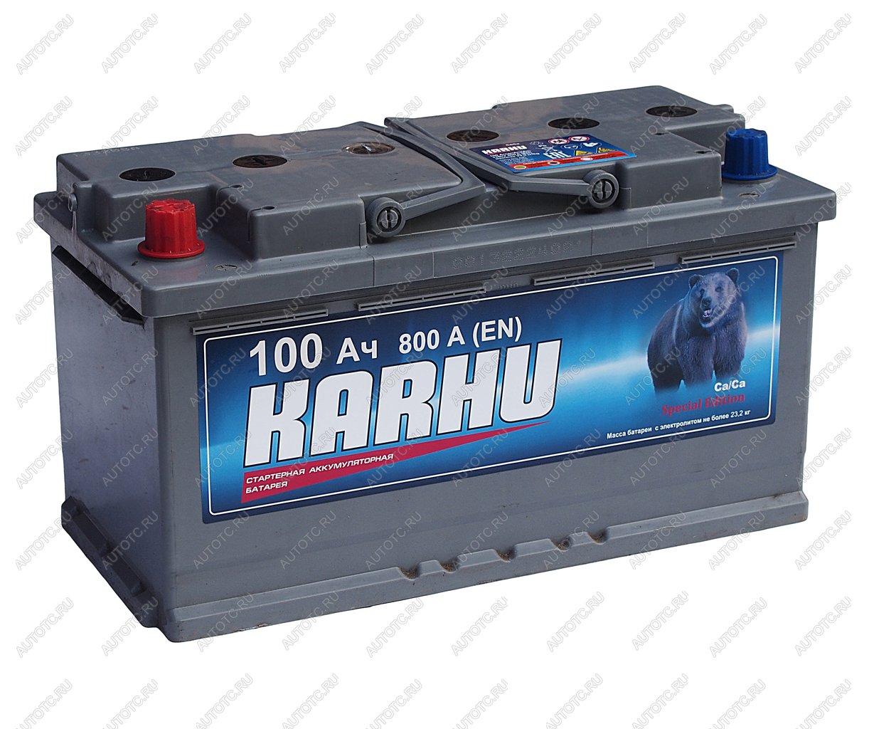 11 549 р. Аккумулятор KARHU 100Ач KARHU 6ст100(1)  с доставкой в г. Воронеж