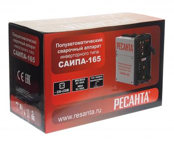 15 749 р. Аппарат сварочный 6.2кВт 30-160А d=0.6-0.8 инвертор полуавтомат РЕСАНТА РЕСАНТА саипа-165с  с доставкой в г. Воронеж. Увеличить фотографию 4