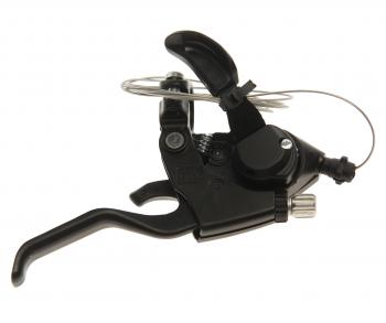 1 479 р. Шифтер велосипедный скоростной левый (3 скорости) Altus SHIMANO SHIMANO st-ef500-3l  с доставкой в г. Воронеж. Увеличить фотографию 2