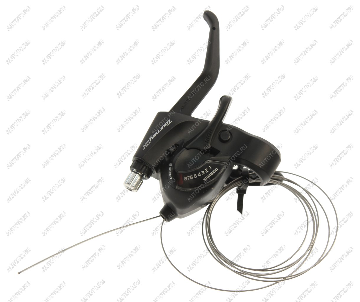 1 759 р. Шифтер велосипедный скоростной левый (8 скоростей) Tourney SHIMANO SHIMANO st-tx800-8r  с доставкой в г. Воронеж
