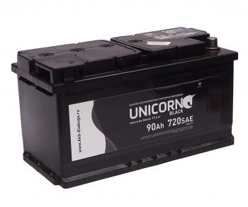 Аккумулятор UNICORN Black 90Ач обратная полярность UNICORN 6ст90(0)