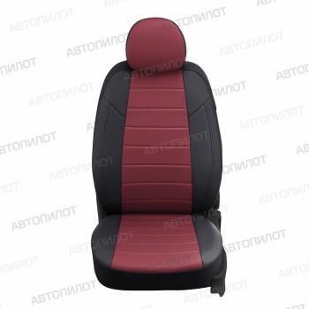 13 849 р. Чехлы на сиденья Экокожа (экокожа) Автопилот  Chery Tiggo 7 - Tiggo 7 Pro Max  T1E (черный/бордовый)  с доставкой в г. Воронеж. Увеличить фотографию 3