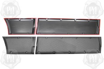 Молдинги на двери Русская Артель Great Wall Hover H3 (2010-2014)  дорестайлинг (глянец под покраску)