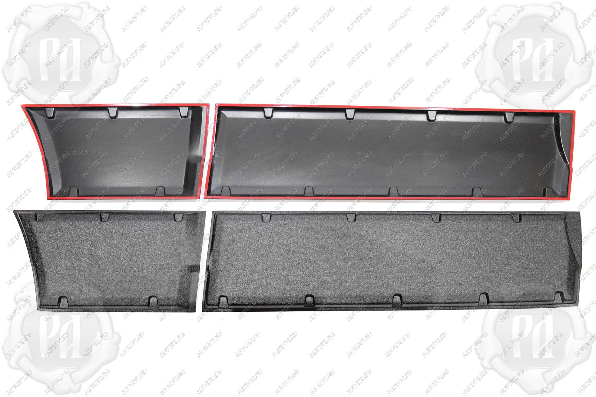 8 029 р. Молдинги на двери Русская Артель Great Wall Hover H3  дорестайлинг (2010-2014) (глянец под покраску)  с доставкой в г. Воронеж