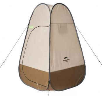 Палатка Naturehike быстрораскрываемая, душ-туалет, 115х115х190 см. коричневый (уценка)  nh17z002-p-br_u