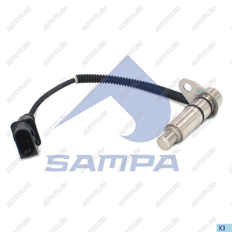 2 099 р. Датчик скорости MERCEDES Actros импульсный КПП SAMPA SAMPA 096.4935 SAMPA 096.4935  с доставкой в г. Воронеж