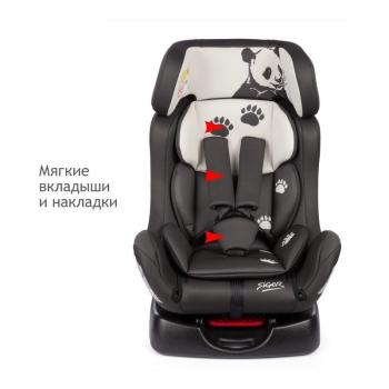 8 449 р. Автокресло детское 0-25кг (0+/I-II, 0-7лет) Диона SIGER Toyota Vitz XP10 хэтчбэк 5 дв. (1998-2001) (серо-бежевое панда)  с доставкой в г. Воронеж. Увеличить фотографию 3