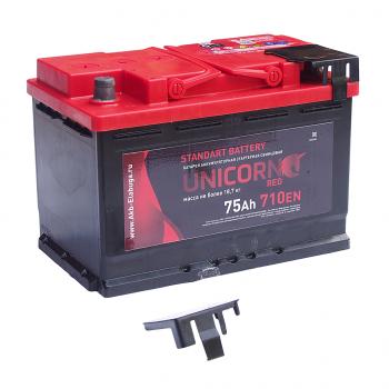 10 199 р. Аккумулятор UNICORN Red 75Ач UNICORN 6ст75(1)  с доставкой в г. Воронеж. Увеличить фотографию 2