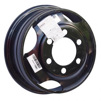 8 799 р. Диск колесный ГАЗ-3307,3309 ПАЗ-3205 (6 шпилек) без кольца чёрный (ОАО ГАЗ) GAZ 3307-3101015-10  с доставкой в г. Воронеж. Увеличить фотографию 2