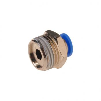 Фитинг для пластиковых трубок 12 8мм с наружной резьбой ROCKFORCE ROCKFORCE rf-spc08-04