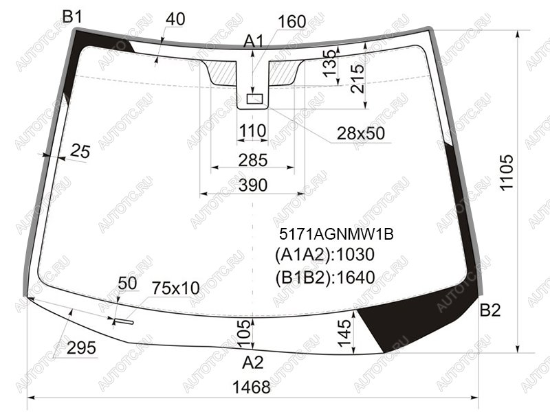 10 449 р. Стекло лобовое (Датчик дождя Молдинг) Mazda CX-7 06-12 FUYAO 5171AGNMW1B  с доставкой в г. Воронеж