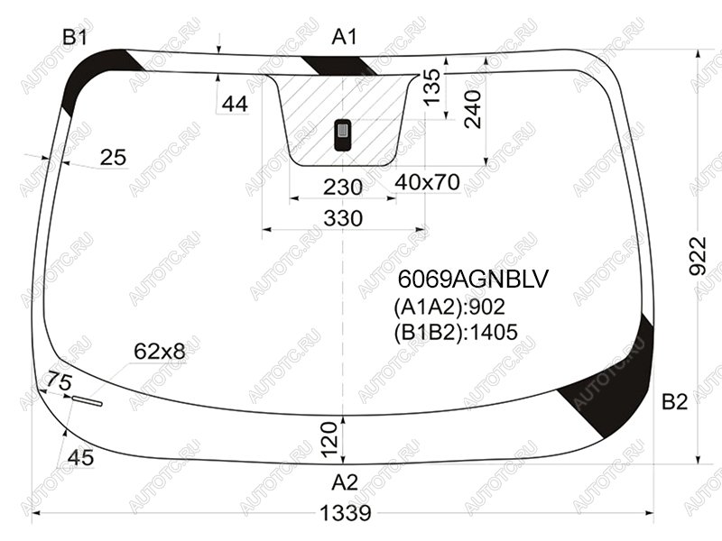 5 649 р. Стекло лобовое Nissan Juke 10-20 FUYAO 6069AGNBLV  с доставкой в г. Воронеж