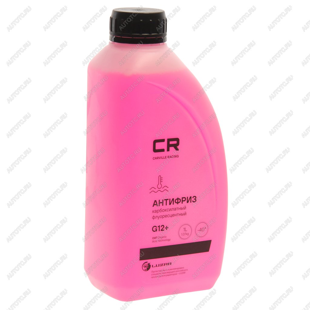 260 р. Антифриз красный -40C 1.07кг1л G12+ CARVILLE RACING CARVILLE RACING l2018207  с доставкой в г. Воронеж