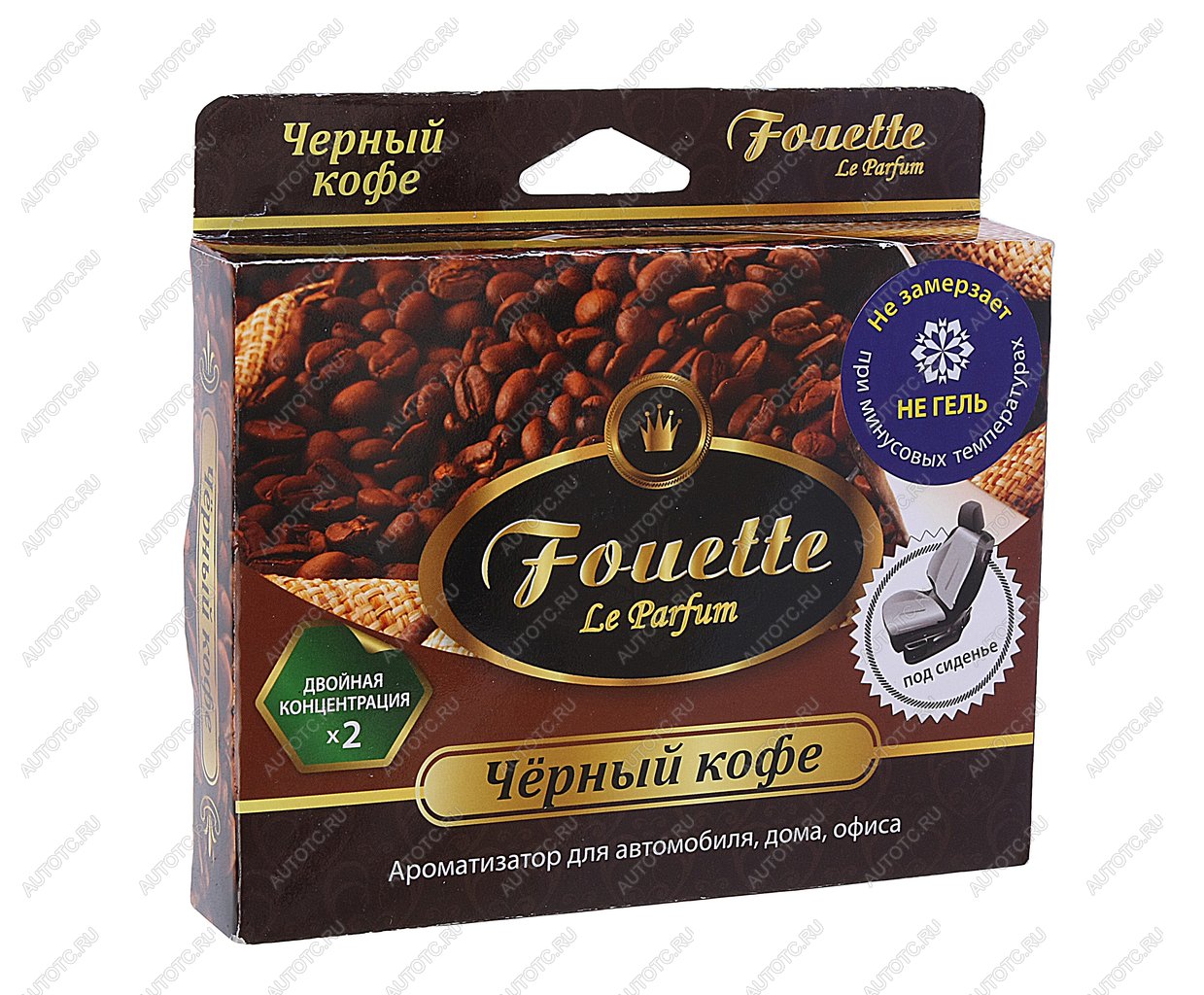 214 р. Ароматизатор под сиденье пенный (кофе черный) 200г FOUETTE FOUETTE f-24  с доставкой в г. Воронеж