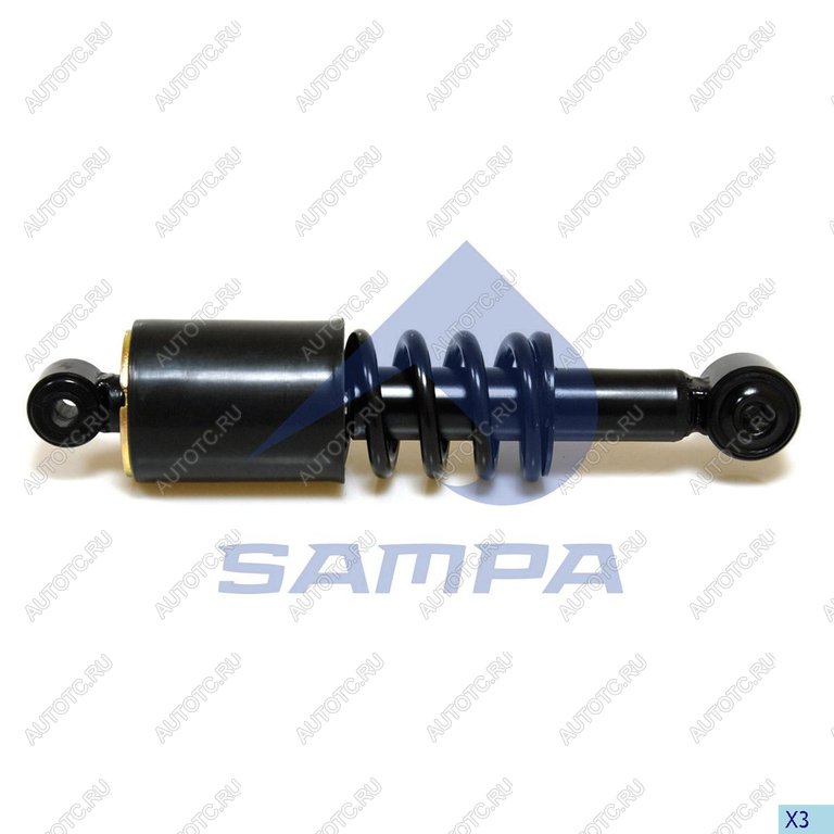 2 799 р. Амортизатор MAN TGA кабины задний с пружиной (252349 OO) SAMPA SAMPA 020.295-01  с доставкой в г. Воронеж