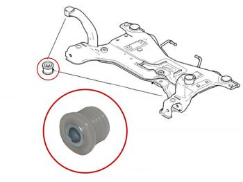 Опора двигателя передней SAT Ford Focus 2 хэтчбэк 3 дв. рестайлинг (2007-2011)