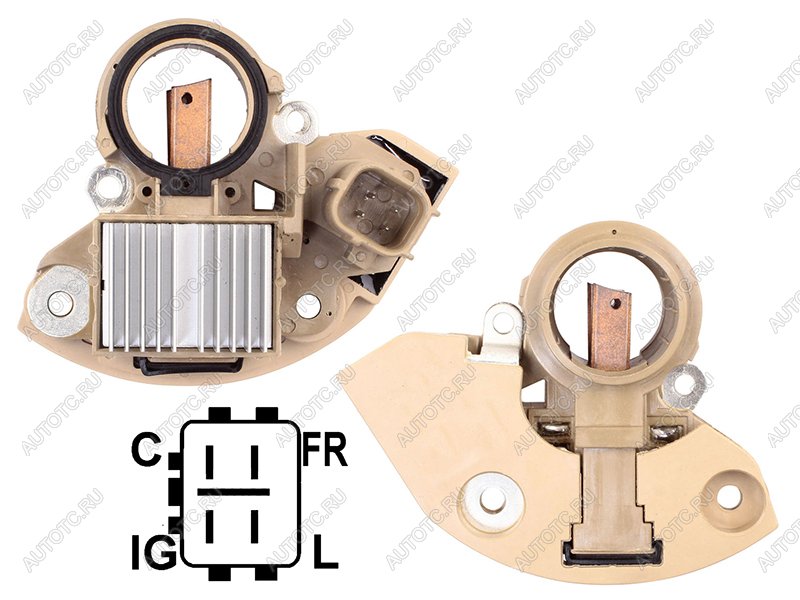 1 249 р. Реле-регулятор напряжения генератора HONDA FIT GE6 L13A 08-13 SAT ST-31150-RB0-004, st31150rb0004 SAT ST-31150-RB0-004  с доставкой в г. Воронеж