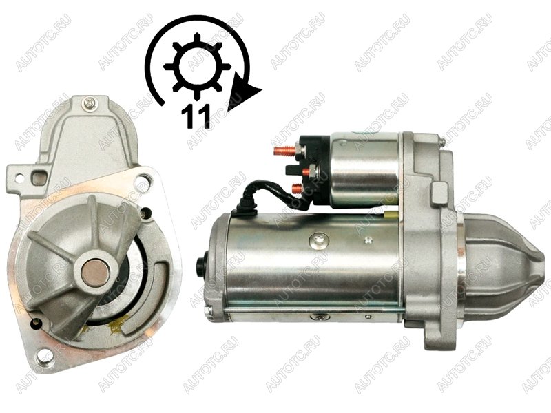 7 299 р. Стартер Mercedes-Benz C-Class 93-08 / E-Class 84-09 / M-Class 97-05 / S-Class 91-05 (2 kW/ Z=11/ VAL SAT ST-64-0214, st640214 SAT ST-64-0214  с доставкой в г. Воронеж