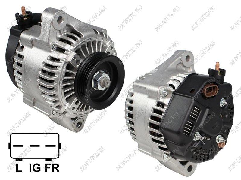 11 299 р. Генератор HONDA CR-V RD1/RD3 2.0 95-02 B20B/B20Z1 12V 95A SAT ST-85-0070, st850070 SAT ST-85-0070  с доставкой в г. Воронеж