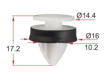 Клипса обшивки двери FORD (1 шт.) SAT ST-M12499