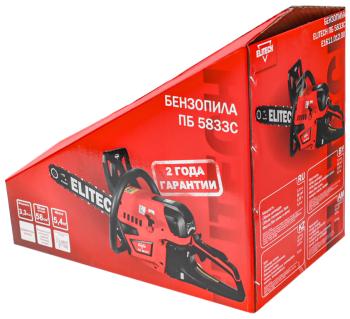 13 799 р. Бензопила 3.3 л.с. 45см 72 зуба ELITECH ELITECH пб 5833c  с доставкой в г. Воронеж. Увеличить фотографию 14