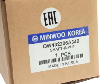 12 899 р. Вал КПП HYUNDAI HD120,AeroTown дв.D6DA1622 (KH10) первичный MINWOO MINWOO qw43220-6a340  с доставкой в г. Воронеж. Увеличить фотографию 5