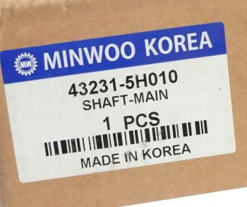 11 599 р. Вал КПП HYUNDAI HD65,72,78,County дв.D4DB,D4DD (M035S5) вторичный MINWOO MINWOO 43231-5h010  с доставкой в г. Воронеж. Увеличить фотографию 5