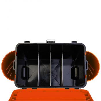 2 119 р. Ящик рыболовный зимний HELIOS FishBox (19л), оранжевый  156315  с доставкой в г. Воронеж. Увеличить фотографию 7