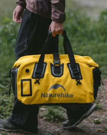 6 549 р. Гермосумка Naturehike 40 л ПВХ (желтая)  cnk2450xb015-40y  с доставкой в г. Воронеж. Увеличить фотографию 11