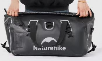 6 549 р. Гермосумка Naturehike 40 л ПВХ (черная)  cnk2450xb015-40b  с доставкой в г. Воронеж. Увеличить фотографию 5