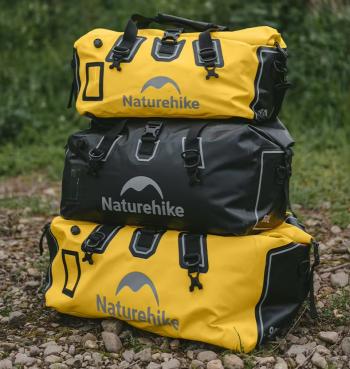 6 549 р. Гермосумка Naturehike 40 л ПВХ (черная)  cnk2450xb015-40b  с доставкой в г. Воронеж. Увеличить фотографию 14