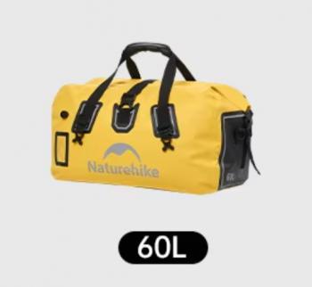 7 299 р. Гермосумка Naturehike 60 л ПВХ (желтая)  cnk2450xb015-60y  с доставкой в г. Воронеж. Увеличить фотографию 3