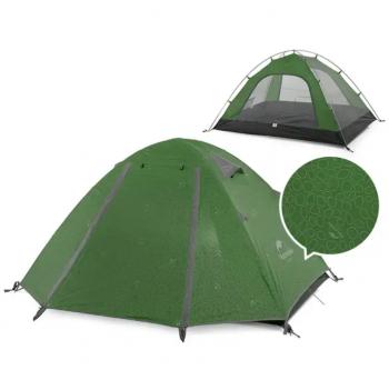 9 399 р. Палатка Naturehike P-Series 2-местная, алюминиевый каркас, зеленая  nh18z022-p-2gr  с доставкой в г. Воронеж. Увеличить фотографию 2