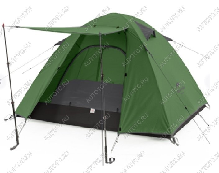 9 399 р. Палатка Naturehike P-Series 2-местная, алюминиевый каркас, зеленая  nh18z022-p-2gr  с доставкой в г. Воронеж