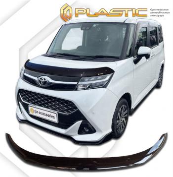 1 999 р. Дефлектор капота CA-Plastic  Toyota Tank (2016-2025) (серия Classic черный)  с доставкой в г. Воронеж. Увеличить фотографию 2