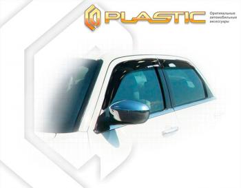 1 899 р. Дефлектора окон CA-Plastic Chrysler 300C LX седан (2004-2011) (серия Classic прозрачный)  с доставкой в г. Воронеж. Увеличить фотографию 2