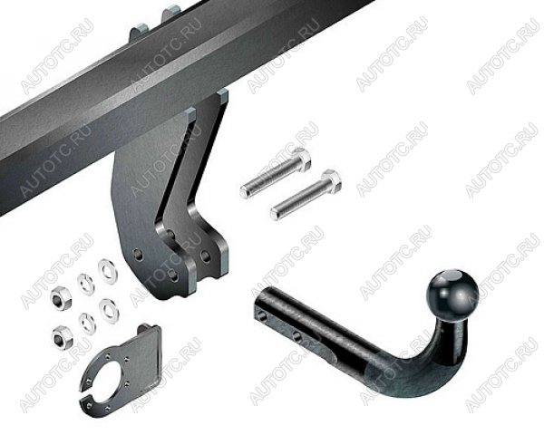 22 699 р. Фаркоп (подходит для (D40) tubular bumper) Auto-Hak Nissan Navara 2 D40 дорестайлинг (2004-2010) (стальной, шар A (F20))  с доставкой в г. Воронеж