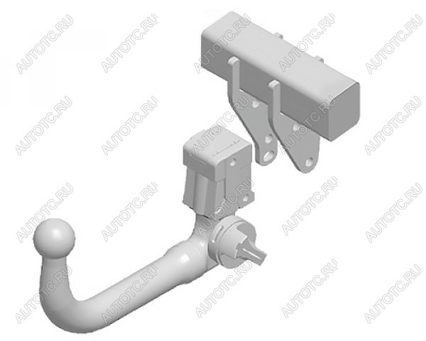 53 999 р. Фаркоп тюнинговый (быстросъемное крепление шара)(кроме Executive, Excalibur) Oris (Bosal)  Lexus LX570  J200 (2007-2022), Toyota Land Cruiser  200 (2007-2021) (стальной, шар V (A40V, W5) )  с доставкой в г. Воронеж