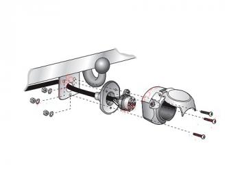 Электрика Hak-System 12100580 KIA Sorento IV (MQ4) 2020- 7 контактов (Штатная Hak-System 12100580 )  KIA Sorento IV (MQ4) 2020-  Hak-System 12100580