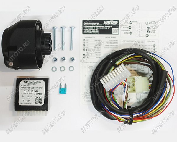 5 949 р. Штатная электрика к фаркопу Subaru Forester 1997-2008, 2008-2013, 2013-2018, 2018-2024, Subaru Impreza 2017-2022, Subaru XV 2017-2022, Subaru Legacy Outback 1998-2003, 2003-2009, Subaru Outback 2009-2015, 2015-2021 7-pin Koffer sbk1997  с доставкой в г. Воронеж