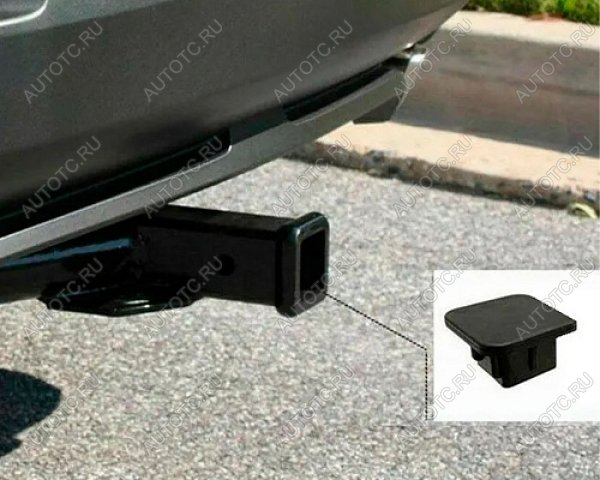 22 599 р. Заглушка для съемного фаркопа РИФ Черный RT 0016 Вставка под квадрат (американский тип) 2x2   РИФ rt 0016  с доставкой в г. Воронеж