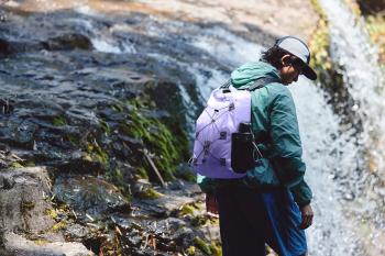 5 249 р. Рюкзак туристический Naturehike 18 л, ПВХ, фиолетовый  cnh22bb003-18vl  с доставкой в г. Воронеж. Увеличить фотографию 9