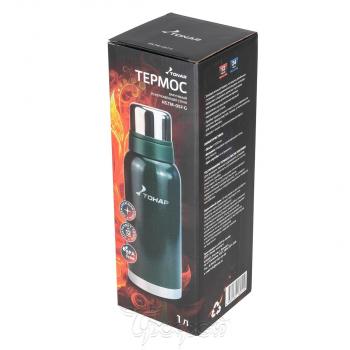 2 269 р. Термос ТОНАР 1000ML с ситечком зеленый (2 крышки-кружки)  hs.tm-057-g  с доставкой в г. Воронеж. Увеличить фотографию 11