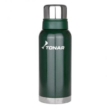 Термос ТОНАР 1200ML с ситечком зеленый (2 крышки-кружки)  hs.tm-058-g