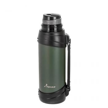 2 499 р. Термос ТОНАР 2500ML хаки (дополн.пласт.чашка, ручка)  t-kd-938-2.5  с доставкой в г. Воронеж. Увеличить фотографию 4