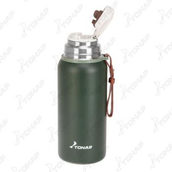 1 299 р. Термос ТОНАР 700ML хаки (пробка-ситечко, крышка-кружка, ремешок)  t-kd-7030-0.7  с доставкой в г. Воронеж. Увеличить фотографию 9