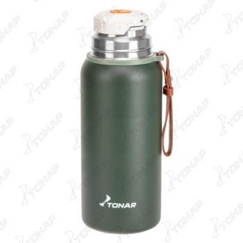 1 299 р. Термос ТОНАР 700ML хаки (пробка-ситечко, крышка-кружка, ремешок)  t-kd-7030-0.7  с доставкой в г. Воронеж. Увеличить фотографию 5